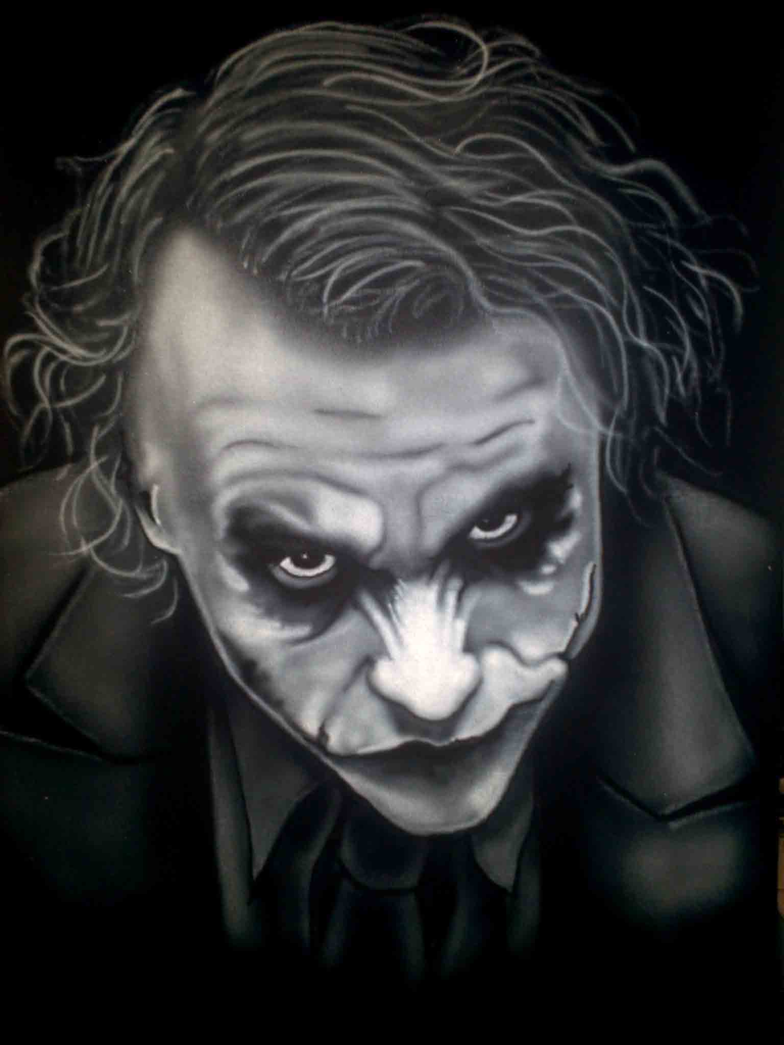 Why So Serious Airbrushing  The Joker Art2Wear